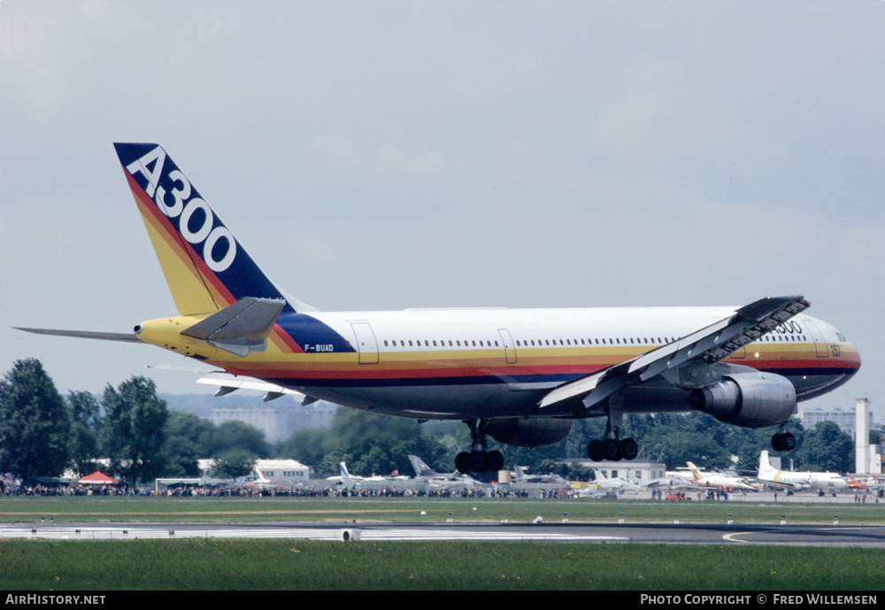 Aircraft Photo of F-BUAD | Airbus A300B2-103 | Airbus Industrie | AirHistory.net #192864