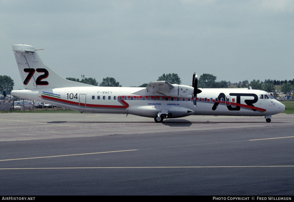 Aircraft Photo of F-WWEY | ATR ATR-72-201 | ATR | AirHistory.net #192867