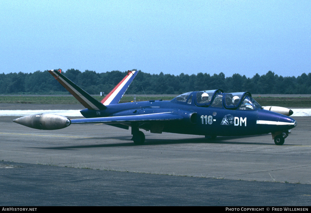 Aircraft Photo of 576 | Fouga CM-170R Magister | France - Air Force | AirHistory.net #192875