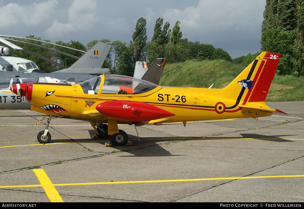 Aircraft Photo of ST-26 | SIAI-Marchetti SF-260M | Belgium - Air Force | AirHistory.net #192893