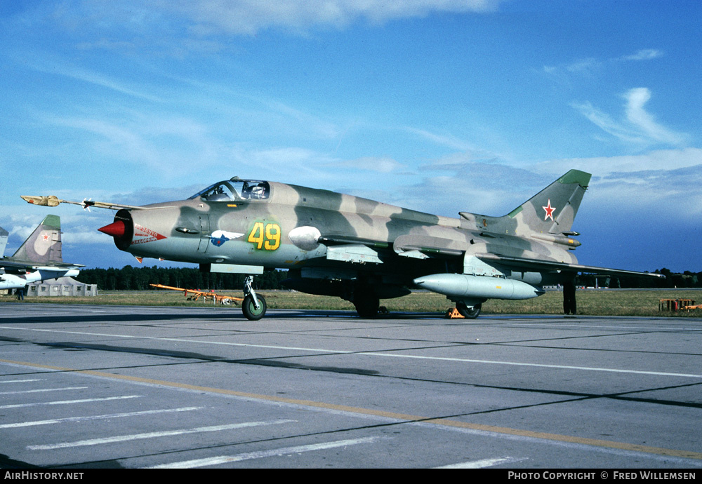 Aircraft Photo of 49 yellow | Sukhoi Su-17M4 | Soviet Union - Air Force | AirHistory.net #192895