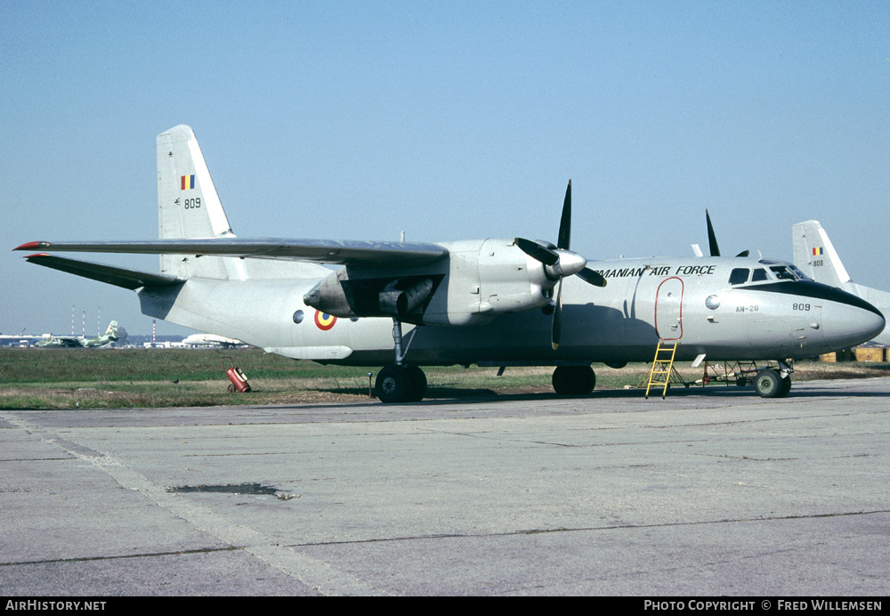 Aircraft Photo of 809 | Antonov An-26 | Romania - Air Force | AirHistory.net #192901