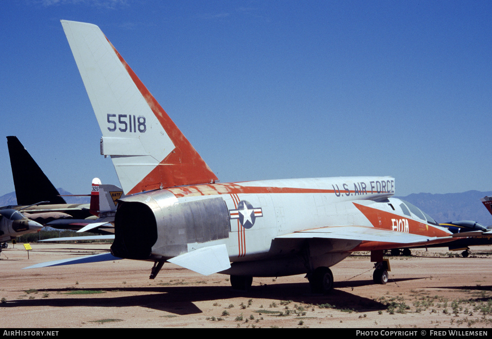 Aircraft Photo of 55-5118 / 55118 | North American F-107A | USA - Air Force | AirHistory.net #192910