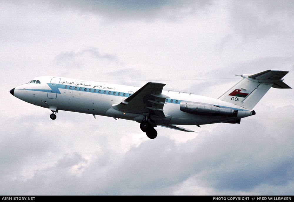 Aircraft Photo of 551 / ٥٥١ | BAC 111-485GD One-Eleven | Oman - Air Force | AirHistory.net #192916