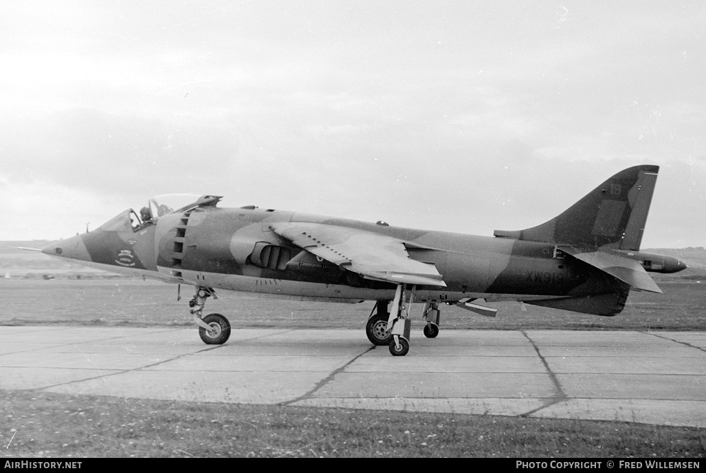 Aircraft Photo of XW919 | Hawker Siddeley Harrier GR1 | UK - Air Force | AirHistory.net #192918