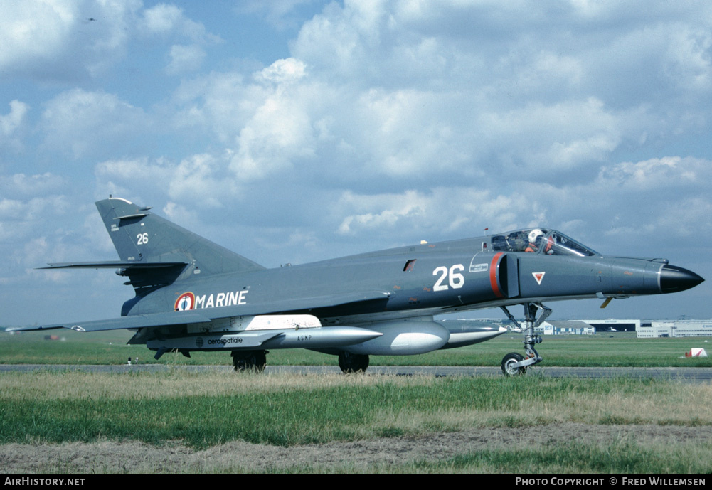 Aircraft Photo of 26 | Dassault Super Etendard | France - Navy | AirHistory.net #192919