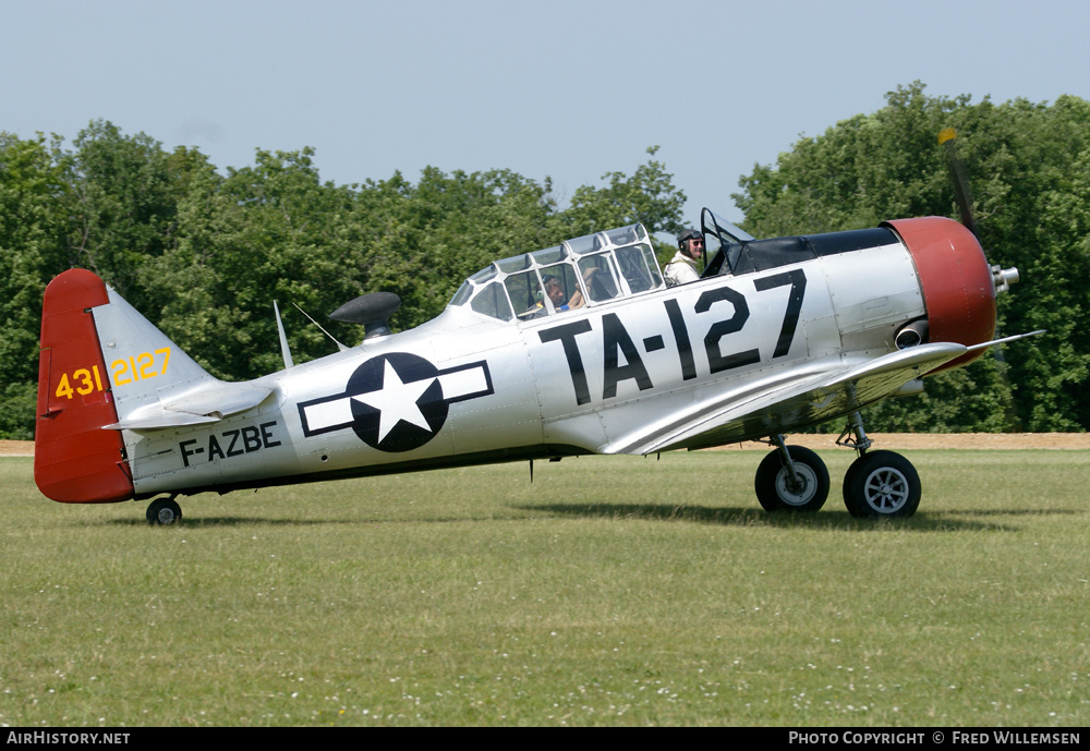 Aircraft Photo of F-AZBE / 4312127 | North American AT-6F Texan | USA - Air Force | AirHistory.net #192931
