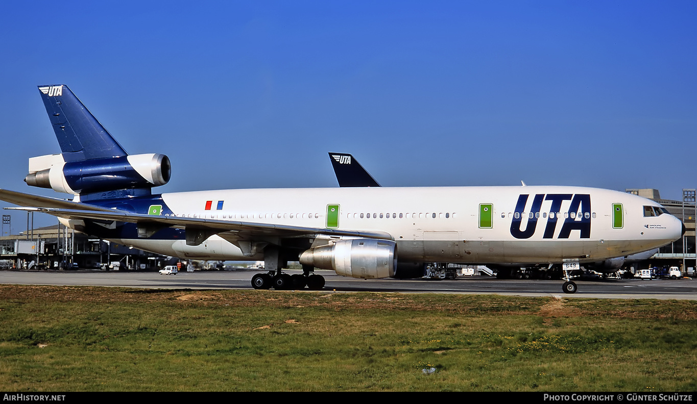 Aircraft Photo of N54649 | McDonnell Douglas DC-10-30 | UTA - Union de Transports Aériens Cargo | AirHistory.net #192936