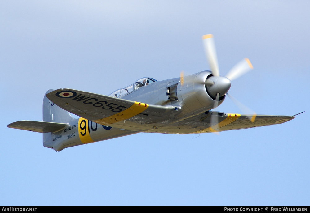 Aircraft Photo of N20MD / NX20MD / WG655 | Hawker Sea Fury T20 | UK - Navy | AirHistory.net #192965