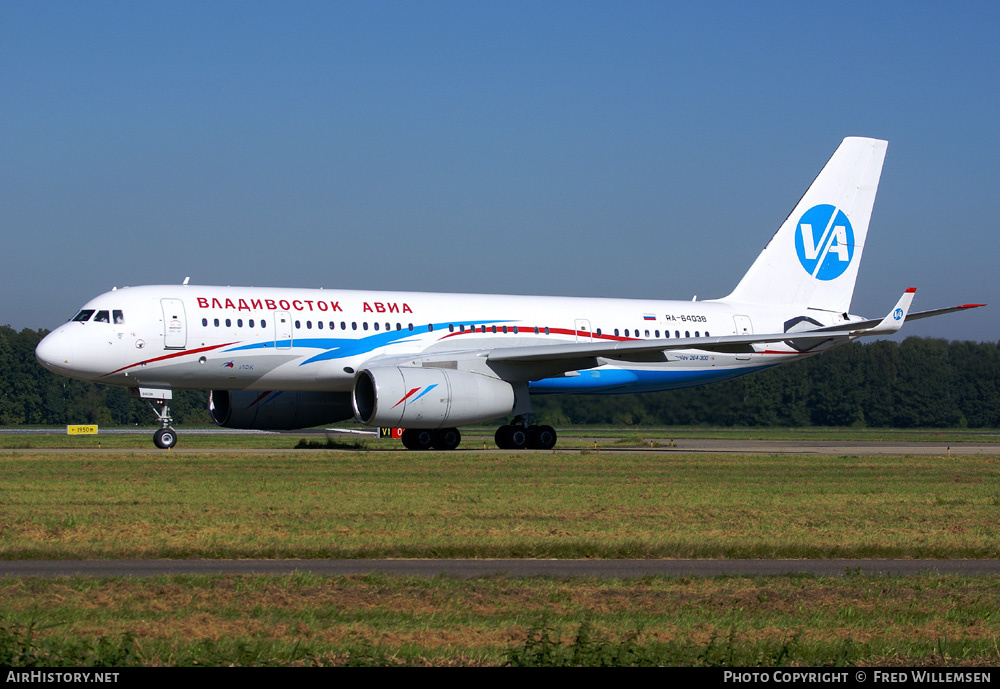 Aircraft Photo of RA-64038 | Tupolev Tu-204-300 | Vladivostok Air | AirHistory.net #192974