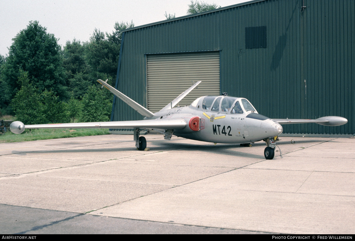 Aircraft Photo of MT42 | Fouga CM-170R Magister | Belgium - Air Force | AirHistory.net #192998