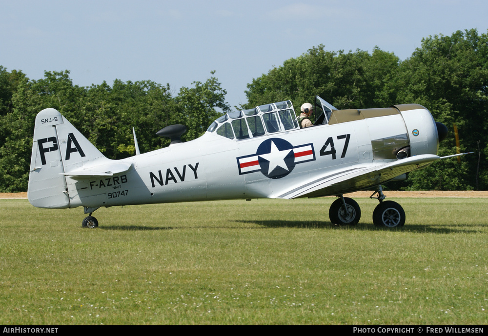 Aircraft Photo of F-AZRB / 90747 | North American SNJ-5 Texan | USA - Navy | AirHistory.net #192999