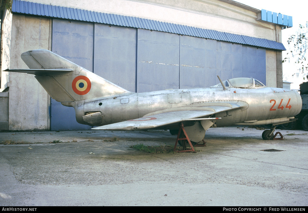 Aircraft Photo of 244 | Mikoyan-Gurevich MiG-15bis | Romania - Air Force | AirHistory.net #193013