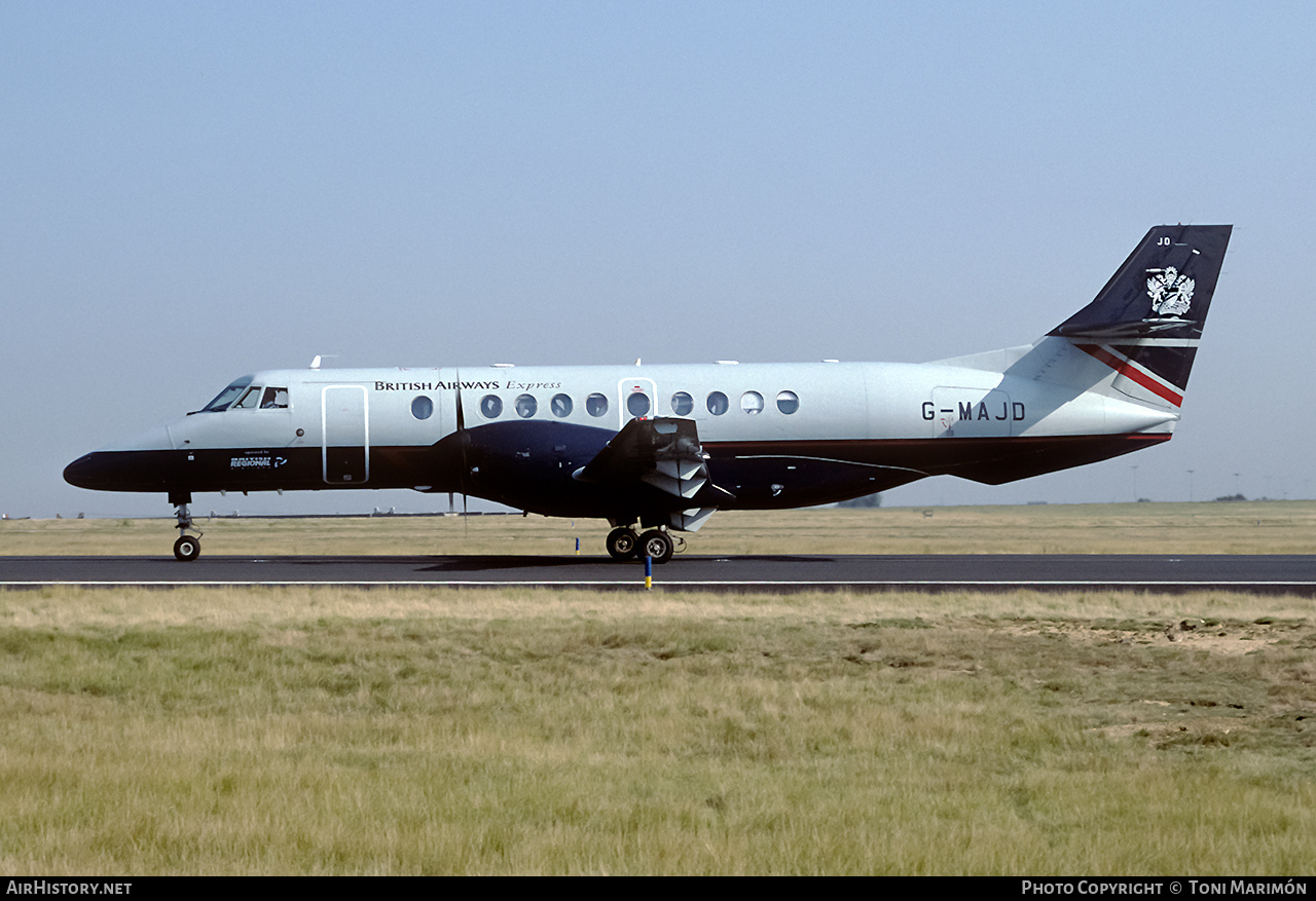 Aircraft Photo of G-MAJD | British Aerospace Jetstream 41 | British Airways Express | AirHistory.net #193091