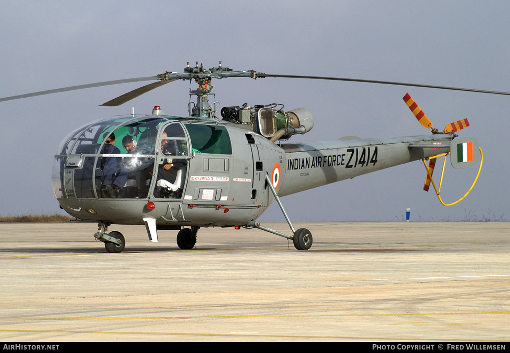 Aircraft Photo of Z1414 | Hindustan SA-316B Chetak | India - Air Force | AirHistory.net #193110