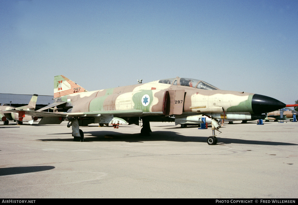 Aircraft Photo of 297 | McDonnell Douglas F-4E Kurnass 2000 | Israel - Air Force | AirHistory.net #193124