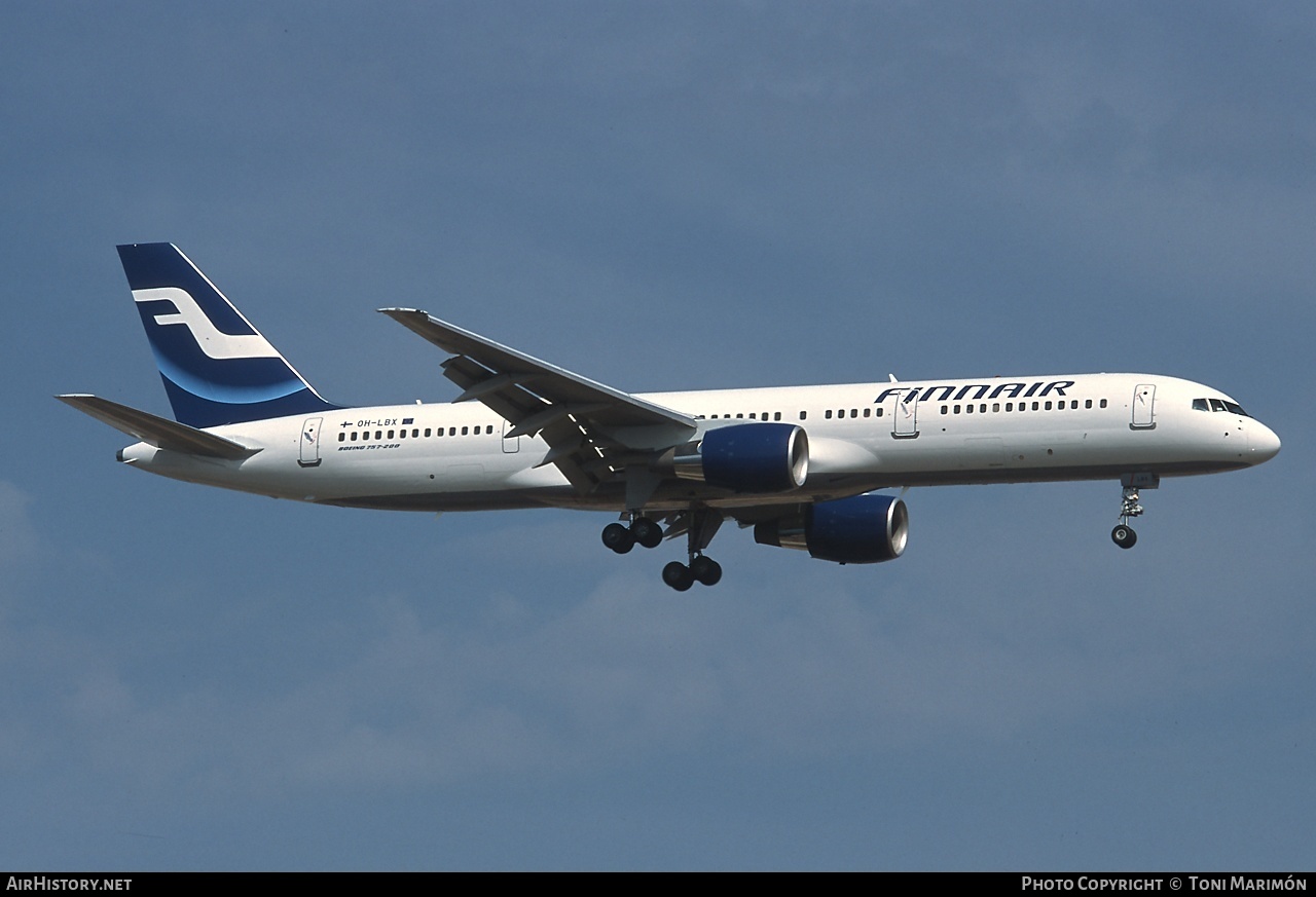 Aircraft Photo of OH-LBX | Boeing 757-2Q8 | Finnair | AirHistory.net #193126