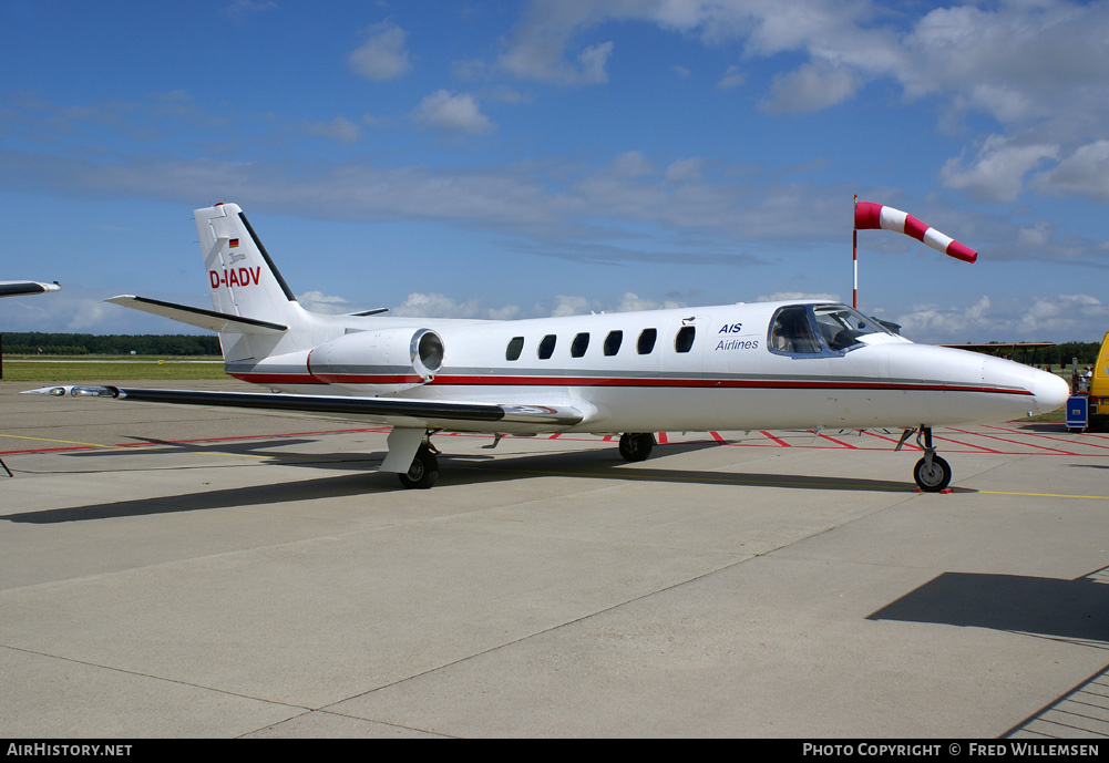 Aircraft Photo of D-IADV | Cessna 551 Citation II/SP | AIS Airlines | AirHistory.net #193128