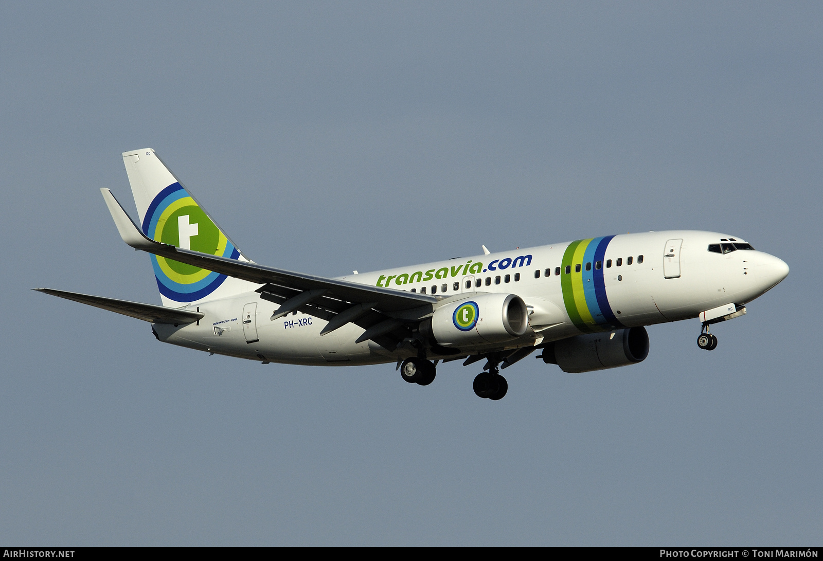 Aircraft Photo of PH-XRC | Boeing 737-7K2 | Transavia | AirHistory.net #193129