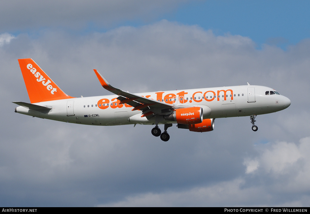 Aircraft Photo of G-EZWL | Airbus A320-214 | EasyJet | AirHistory.net #193131
