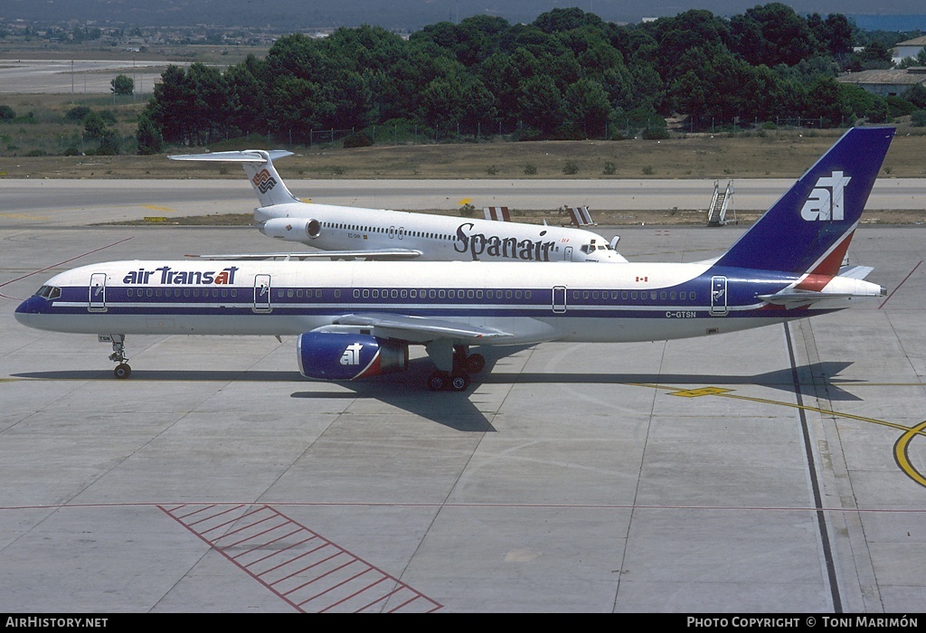 Aircraft Photo of C-GTSN | Boeing 757-28A | Air Transat | AirHistory.net #193156