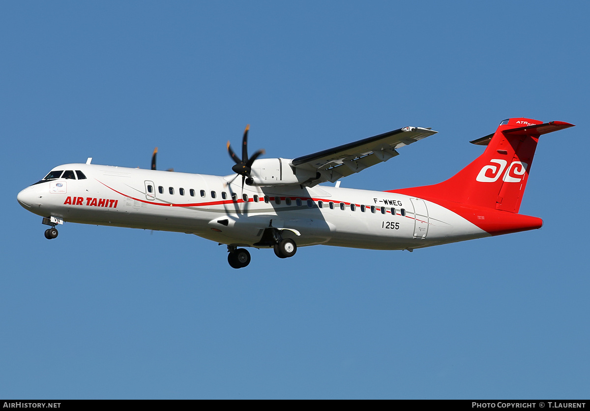 Aircraft Photo of F-WWEG | ATR ATR-72-600 (ATR-72-212A) | Air Tahiti | AirHistory.net #193169