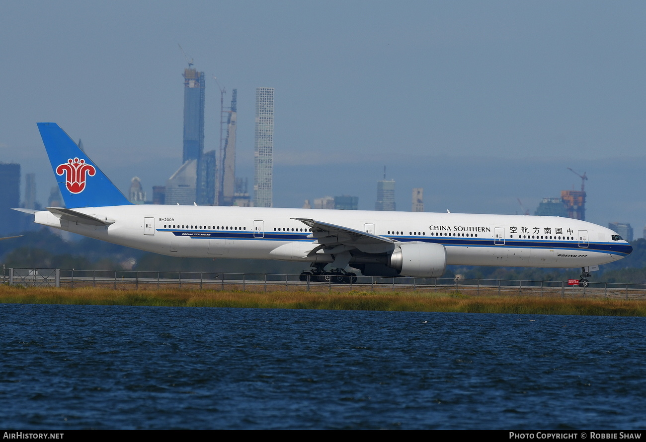 Aircraft Photo of B-2009 | Boeing 777-31BER | China Southern Airlines | AirHistory.net #193197