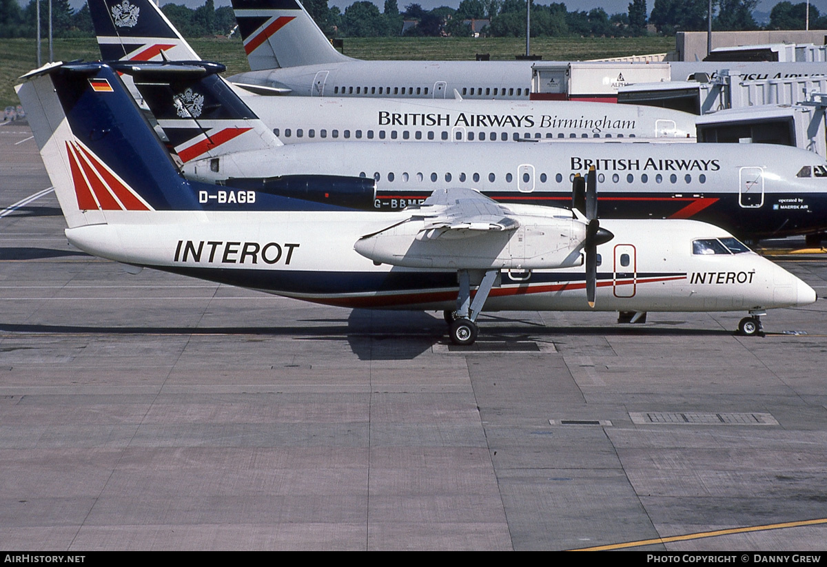 Aircraft Photo of D-BAGB | De Havilland Canada DHC-8-103 Dash 8 | Interot Airways | AirHistory.net #193253