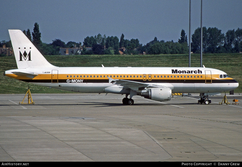 Aircraft Photo of G-MONY | Airbus A320-212 | Monarch Airlines | AirHistory.net #193258