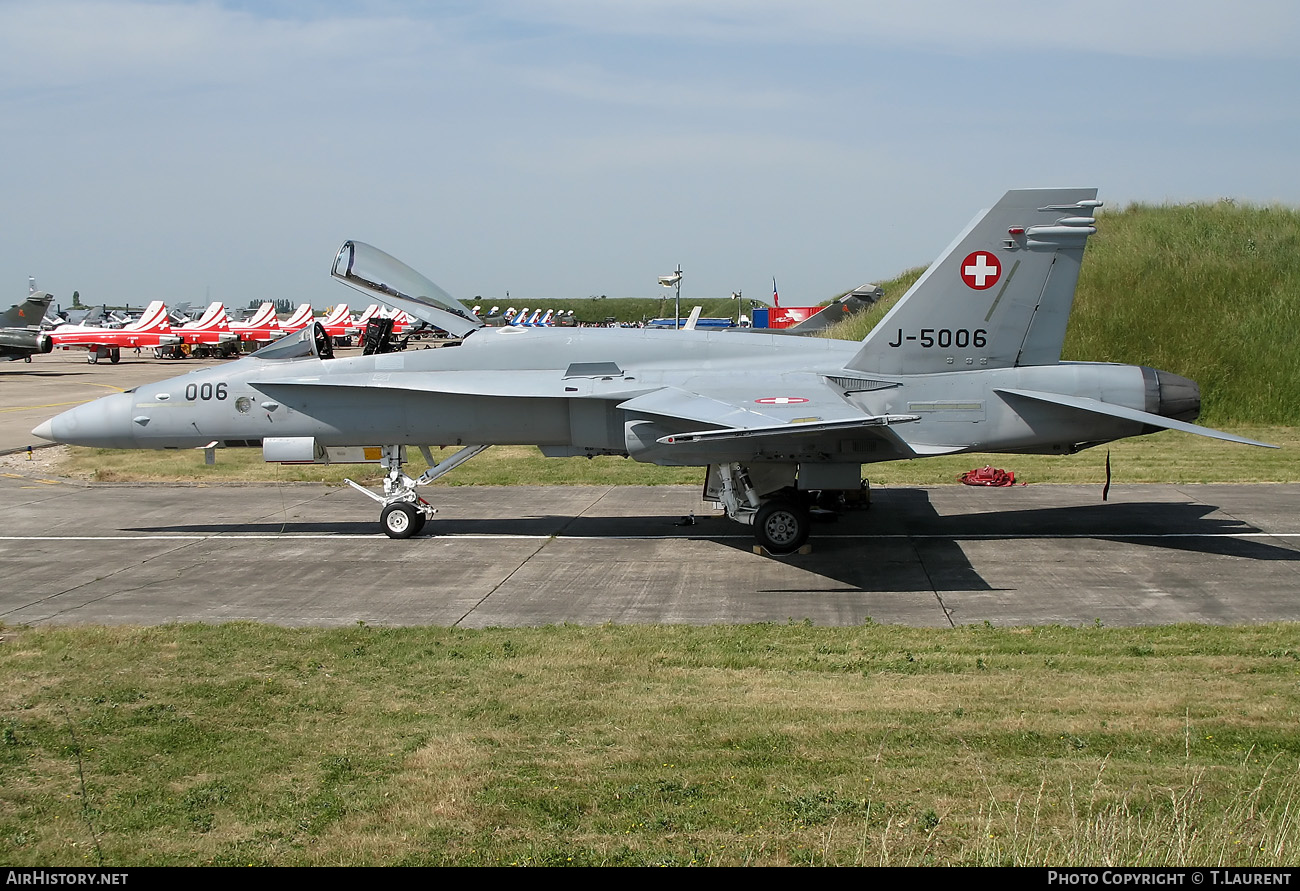 Aircraft Photo of J-5006 | McDonnell Douglas F/A-18C Hornet | Switzerland - Air Force | AirHistory.net #193300