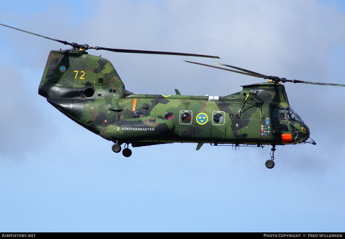 Aircraft Photo of 04072 | Boeing Vertol Hkp4C (KV-107-II-16) | Sweden - Air Force | AirHistory.net #193304