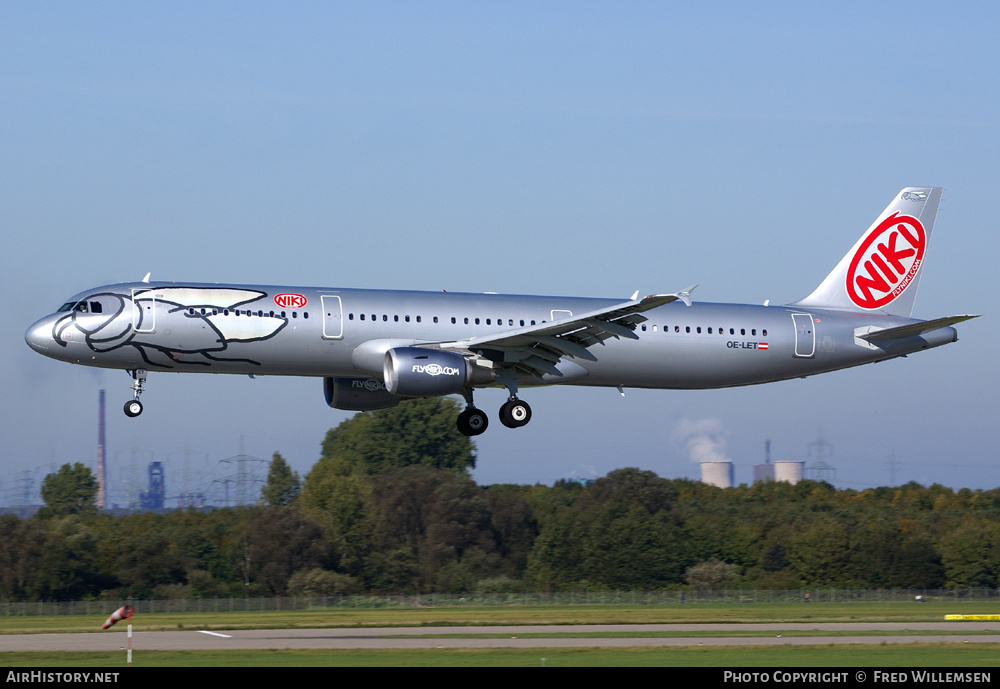 Aircraft Photo of OE-LET | Airbus A321-211 | Niki | AirHistory.net #193308