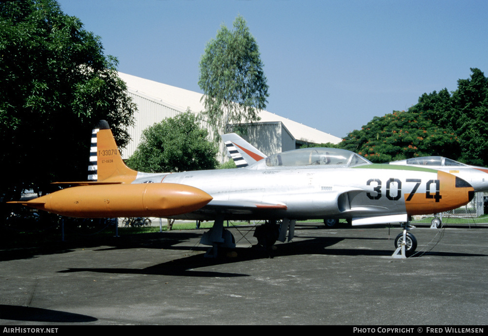 Aircraft Photo of T-33074 / 3074 | Lockheed T-33A | Taiwan - Air Force | AirHistory.net #193312