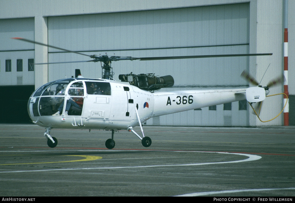 Aircraft Photo of A-366 | Sud SE-3160 Alouette III | Netherlands - Air Force | AirHistory.net #193336
