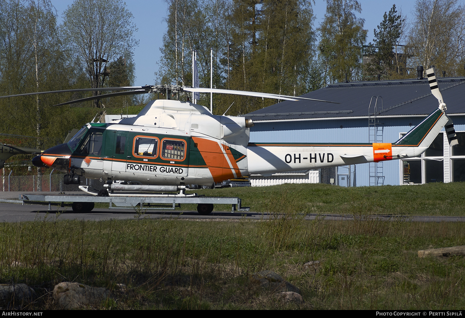 Aircraft Photo of OH-HVD | Agusta AB-412SP | Rajavartiolaitos - Finnish Border Guard | AirHistory.net #193350