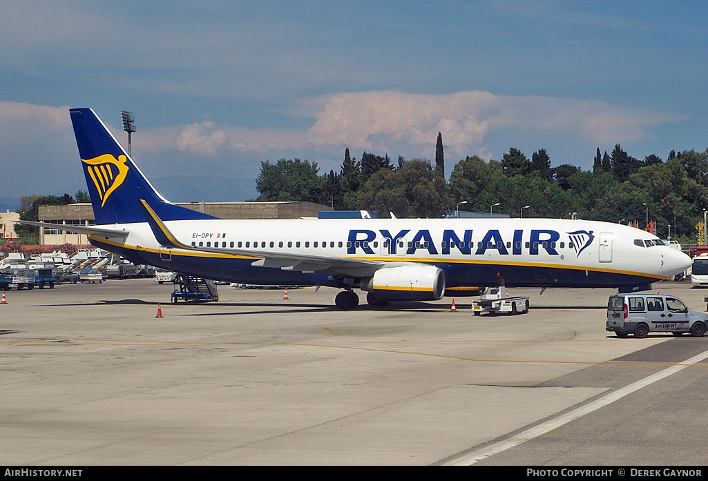 Aircraft Photo of EI-DPV | Boeing 737-8AS | Ryanair | AirHistory.net #193361