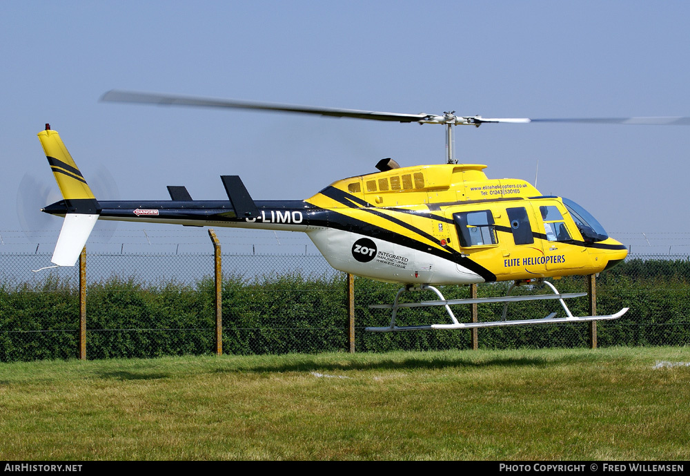 Aircraft Photo of G-LIMO | Bell 206L-1 LongRanger II | Elite Helicopters | AirHistory.net #193392