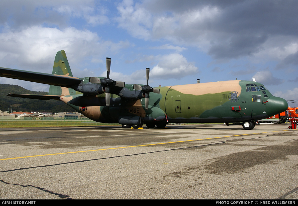 Aircraft Photo of 55-036 | Lockheed C-130H-30 Hercules (L-382) | South Korea - Air Force | AirHistory.net #193400