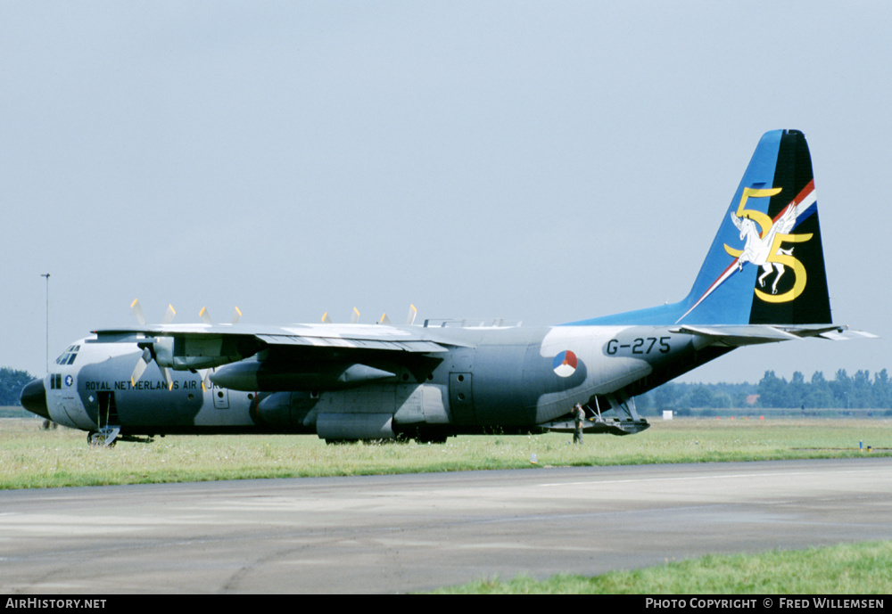 Aircraft Photo of G-275 | Lockheed C-130H-30 Hercules (L-382) | Netherlands - Air Force | AirHistory.net #193402