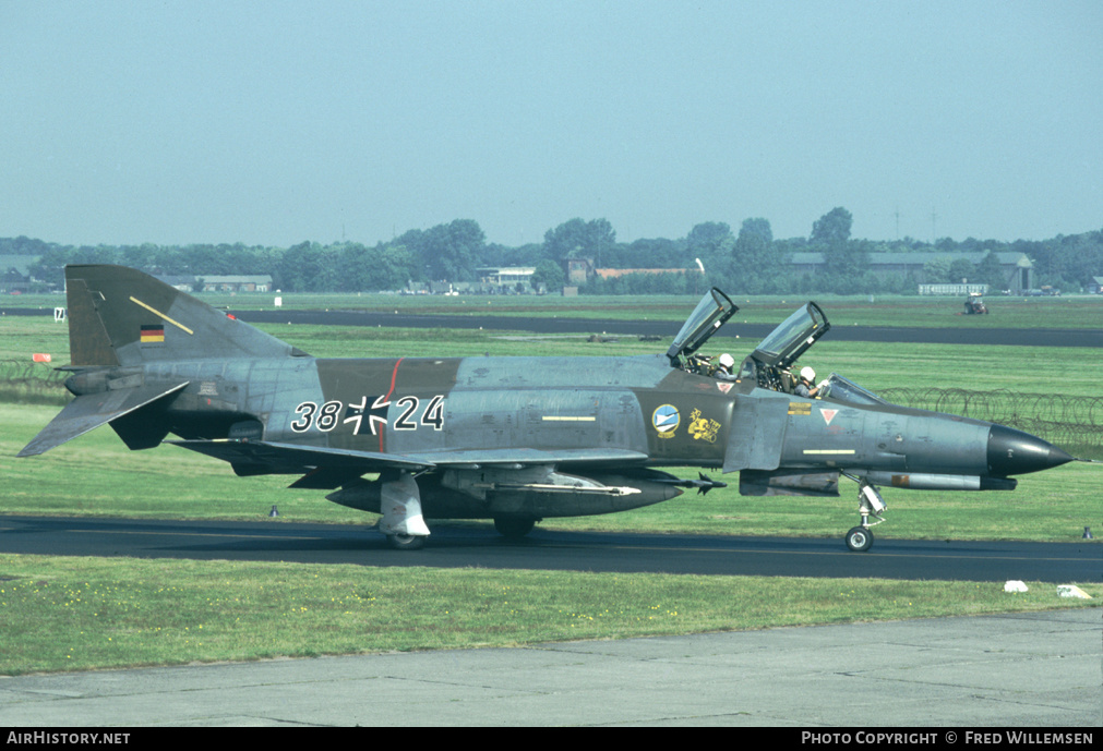 Aircraft Photo of 3824 | McDonnell Douglas F-4F Phantom II | Germany - Air Force | AirHistory.net #193413