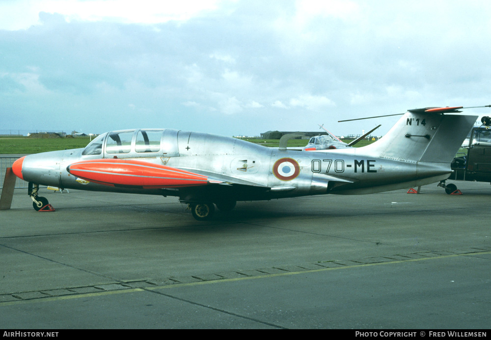 Aircraft Photo of 14 | Morane-Saulnier MS-760 Paris IR | France - Air Force | AirHistory.net #193415