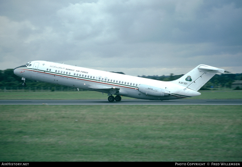 Aircraft Photo of KAF321 | McDonnell Douglas DC-9-32CF | Kuwait - Air Force | AirHistory.net #193417