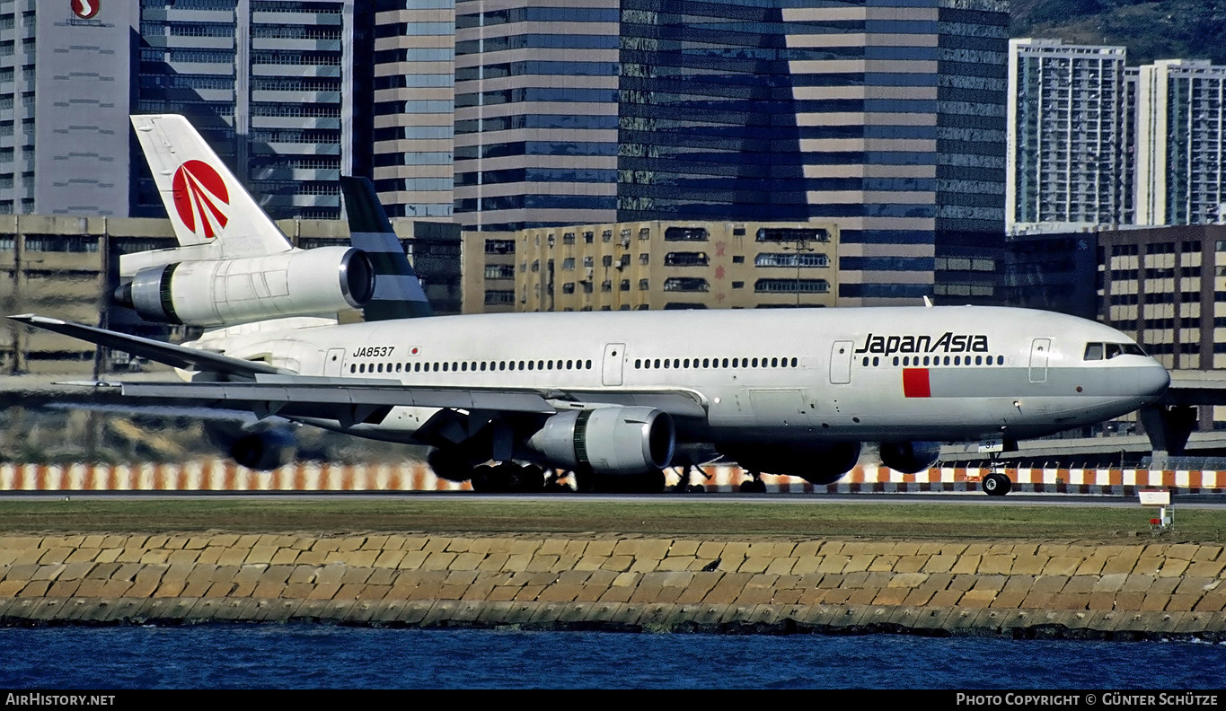 Aircraft Photo of JA8537 | McDonnell Douglas DC-10-40 | Japan Asia Airways - JAA | AirHistory.net #193444