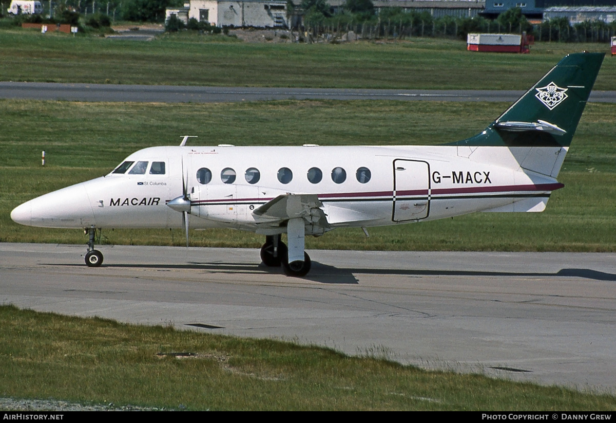 Aircraft Photo of G-MACX | British Aerospace BAe-3102 Jetstream 31 | Macair | AirHistory.net #193458