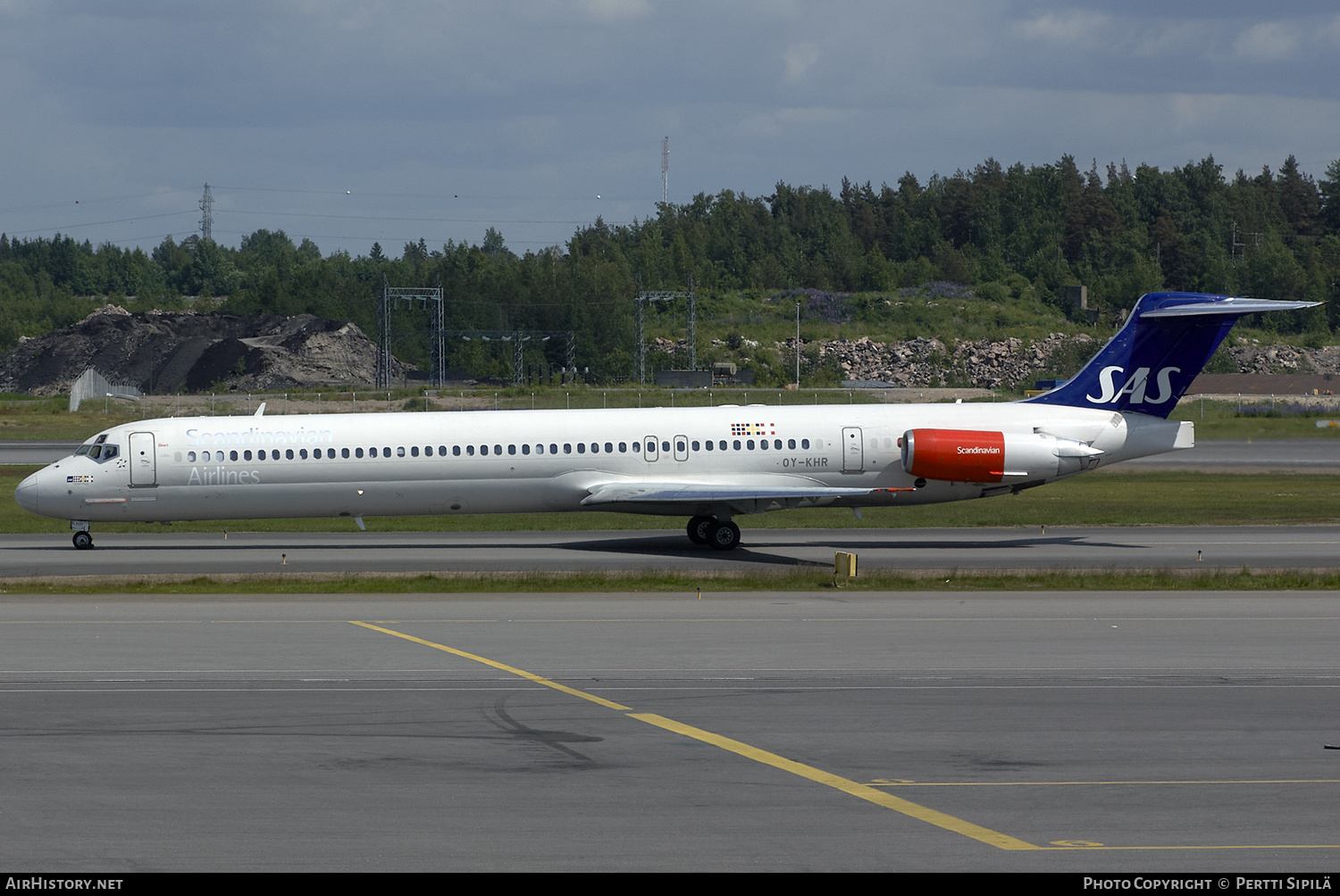 Aircraft Photo of OY-KHR | McDonnell Douglas MD-81 (DC-9-81) | Scandinavian Airlines - SAS | AirHistory.net #193466