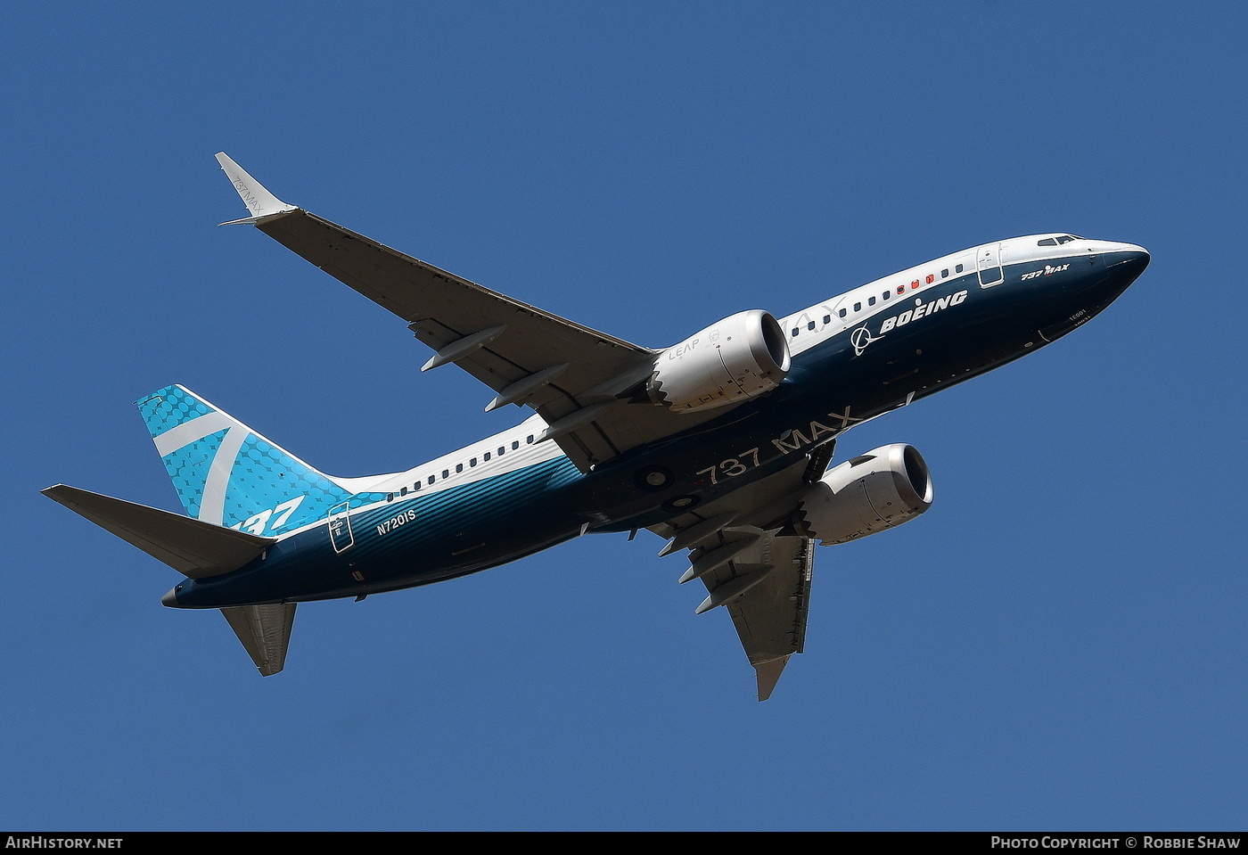 Aircraft Photo of N7201S | Boeing 737-7 Max 7 | Boeing | AirHistory.net #193478