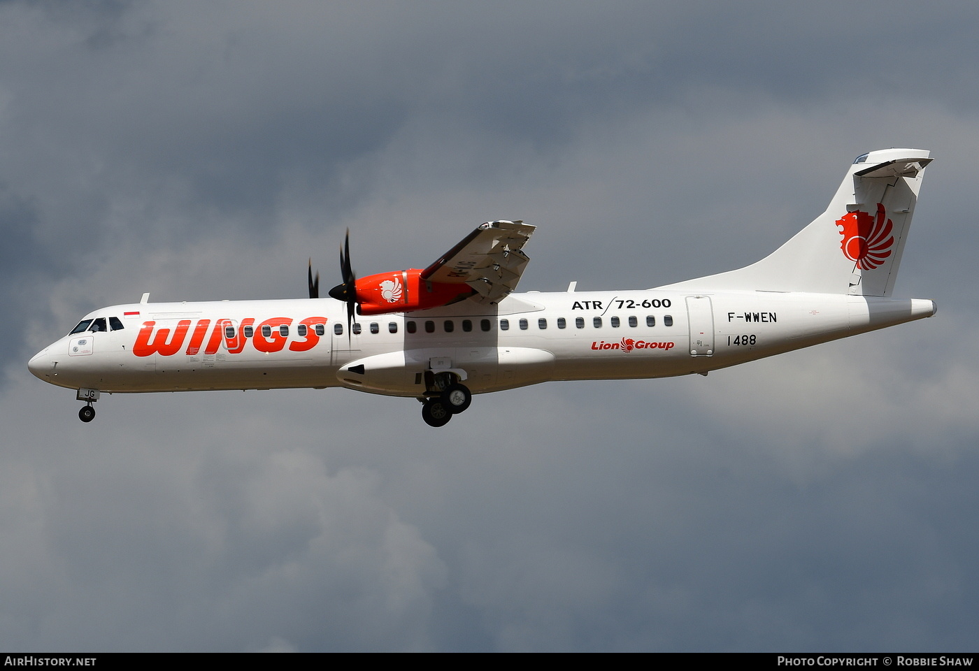 Aircraft Photo of F-WWEN | ATR ATR-72-600 (ATR-72-212A) | Wings Air | AirHistory.net #193498