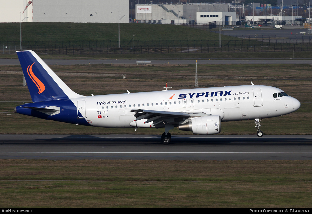 Aircraft Photo of TS-IEG | Airbus A319-112 | Syphax Airlines | AirHistory.net #193527