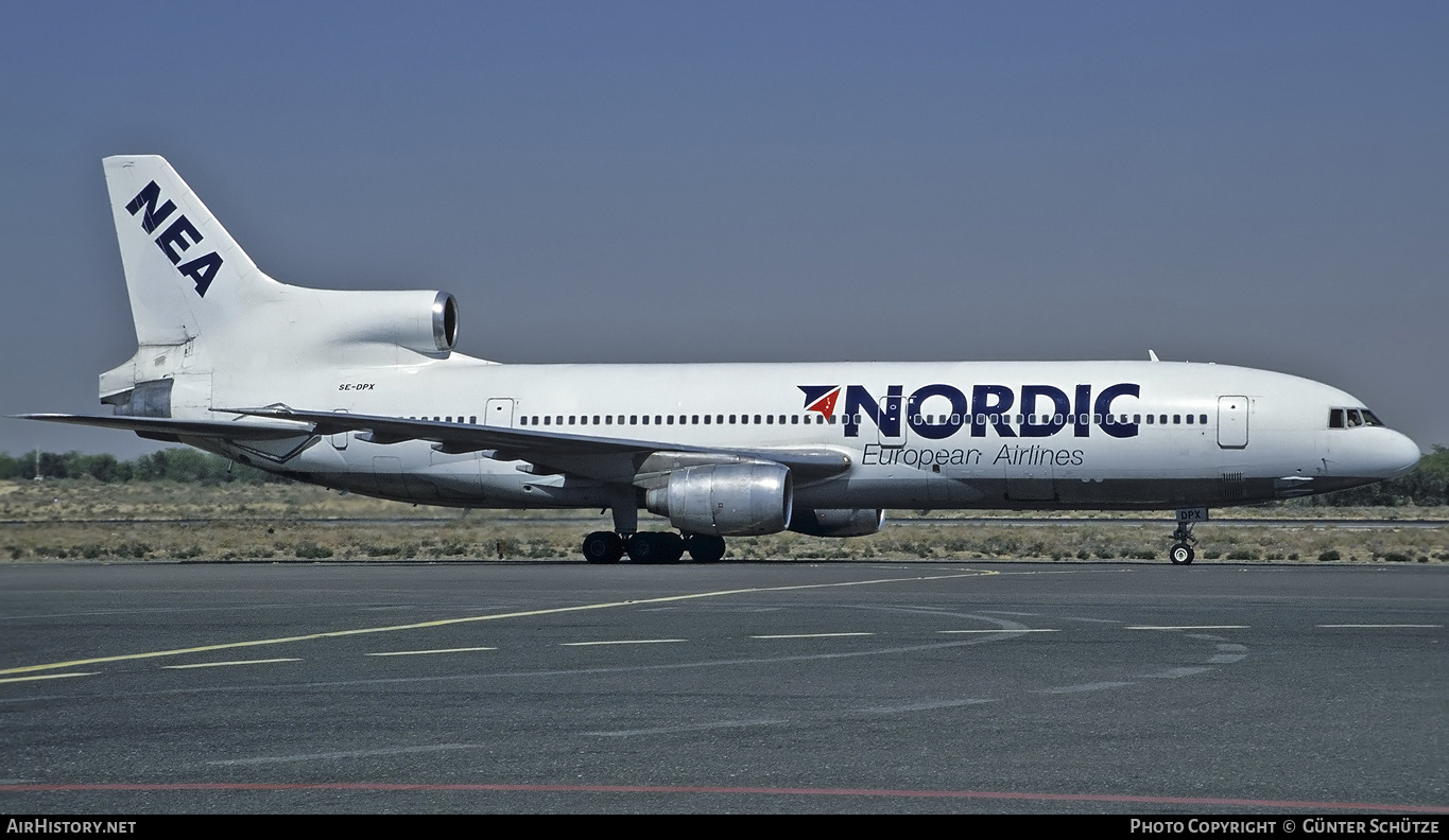 Aircraft Photo of SE-DPX | Lockheed L-1011-385-1 TriStar 50 | Nordic European Airlines | AirHistory.net #193545