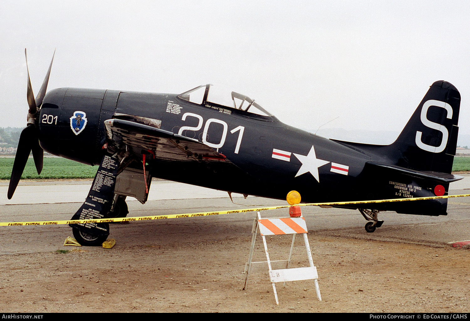 Aircraft Photo of N7825C / 122674 | Grumman F8F-2P Bearcat | Confederate Air Force | USA - Navy | AirHistory.net #193559